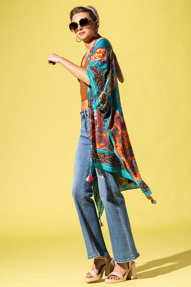 Western Paisley Breeze Kimono