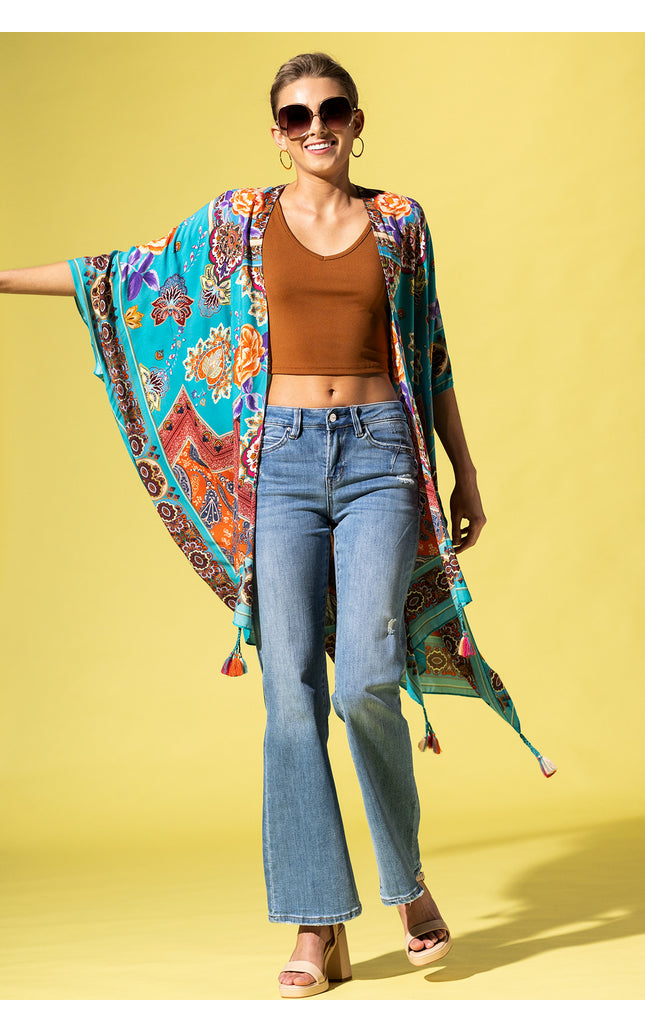 Western Paisley Breeze Kimono