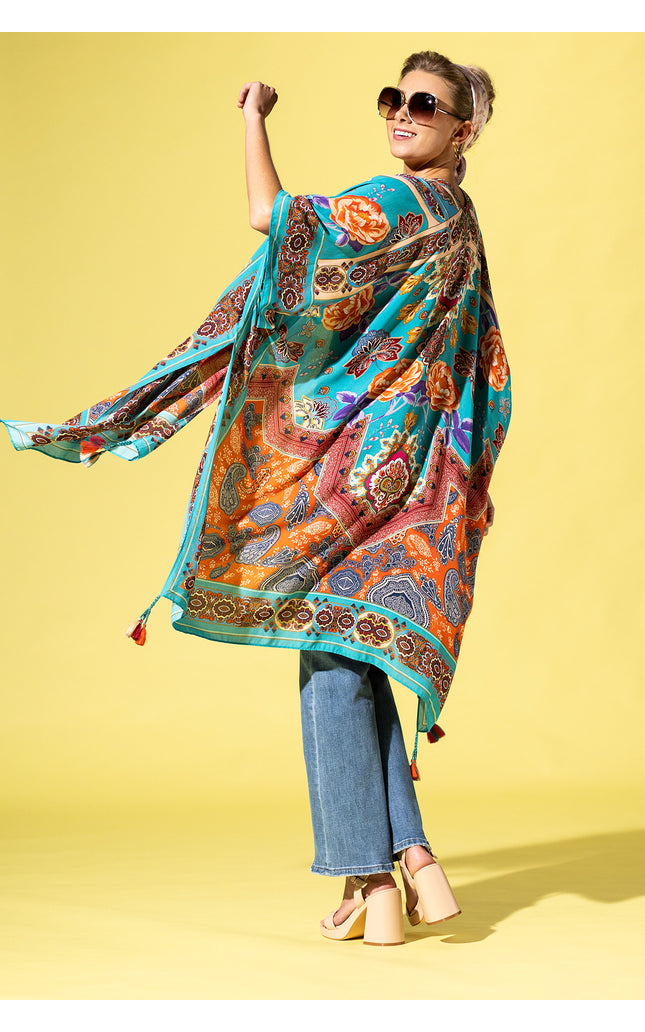 Western Paisley Breeze Kimono