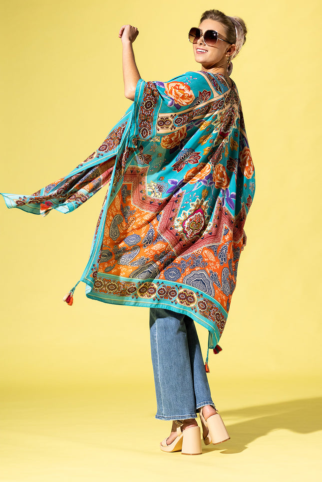 Western Paisley Breeze Kimono