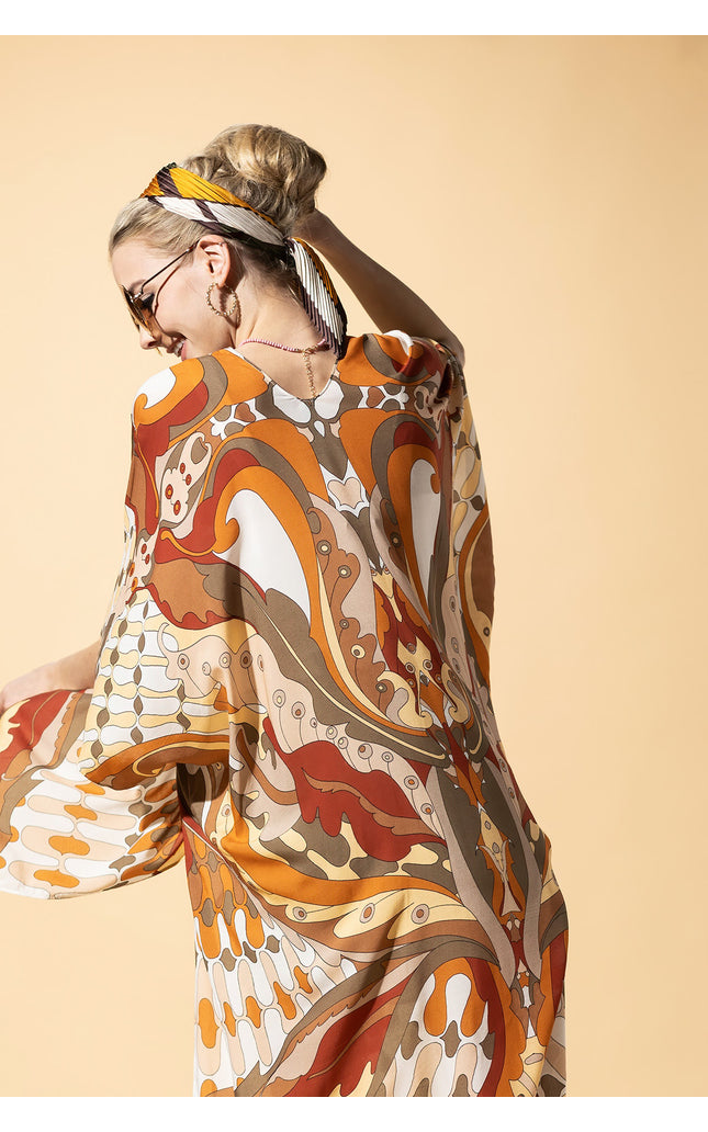 Sunset Mosaic Kimono
