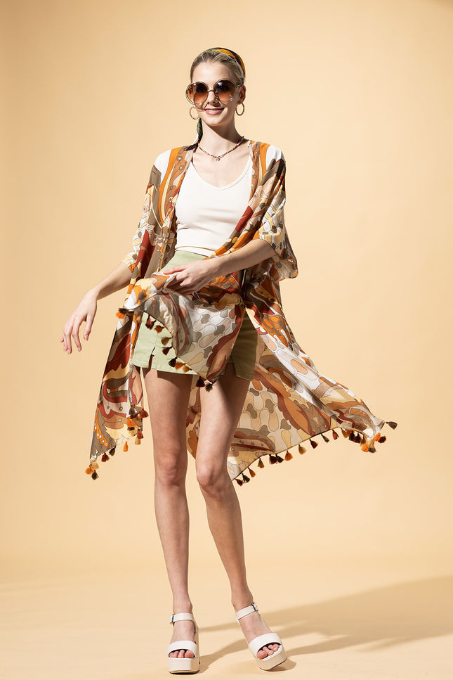 Sunset Mosaic Kimono