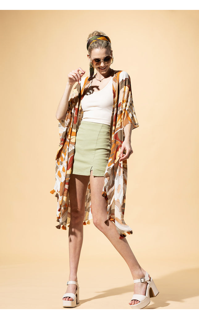Sunset Mosaic Kimono