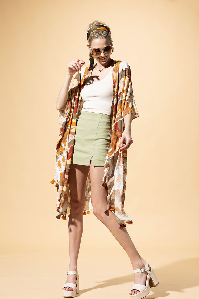 Sunset Mosaic Kimono