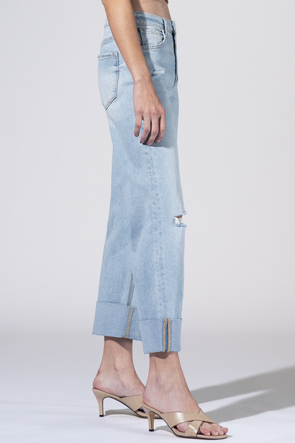 Kansas Cuff High Rise Jeans