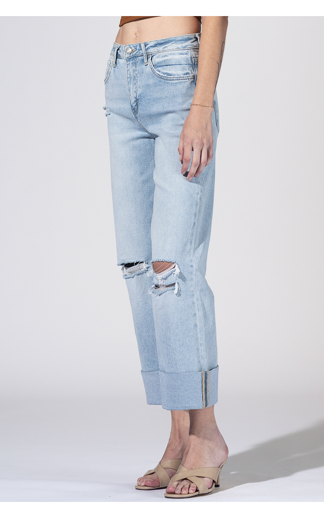 Kansas Cuff High Rise Jeans
