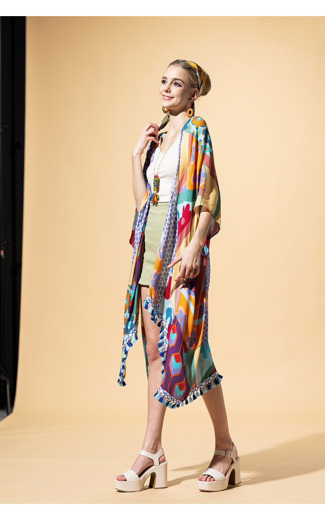 Retro Rhapsody Kimono