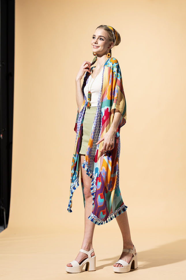 Retro Rhapsody Kimono