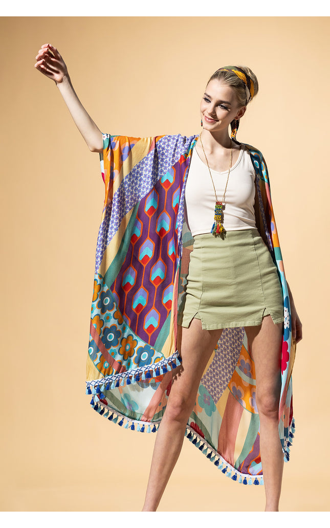 Retro Rhapsody Kimono