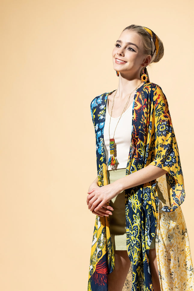 Sunburst Patchwork Kimono