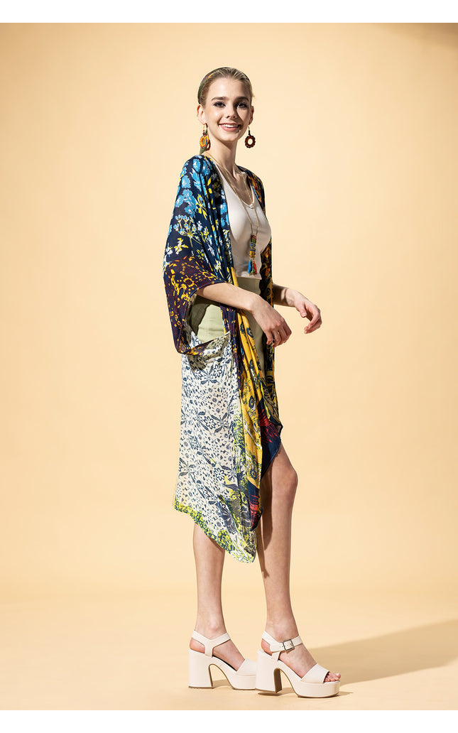 Sunburst Patchwork Kimono