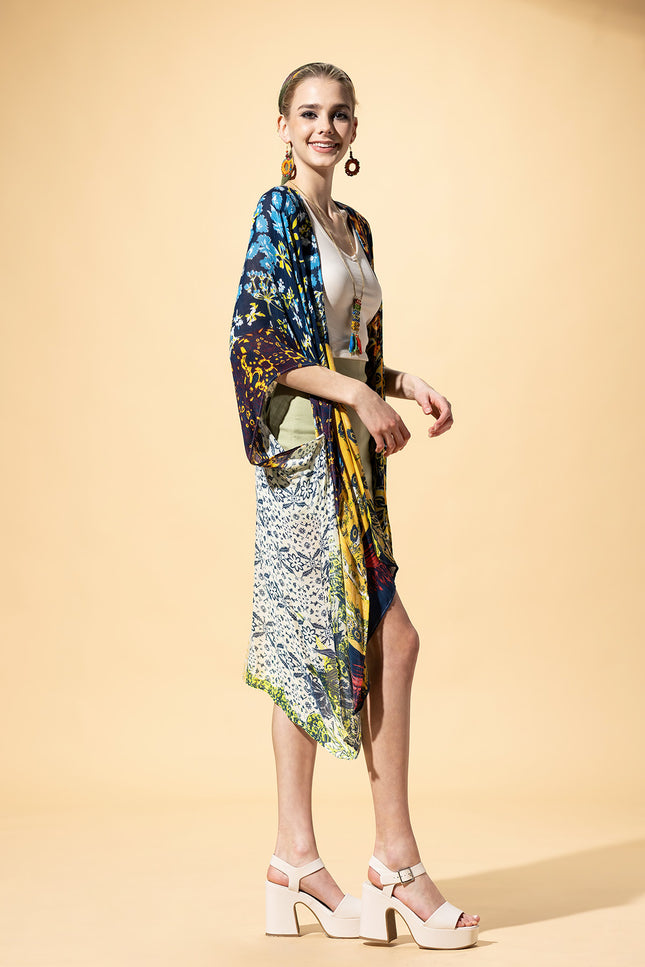 Sunburst Patchwork Kimono