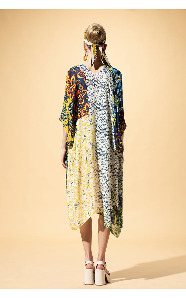 Sunburst Patchwork Kimono