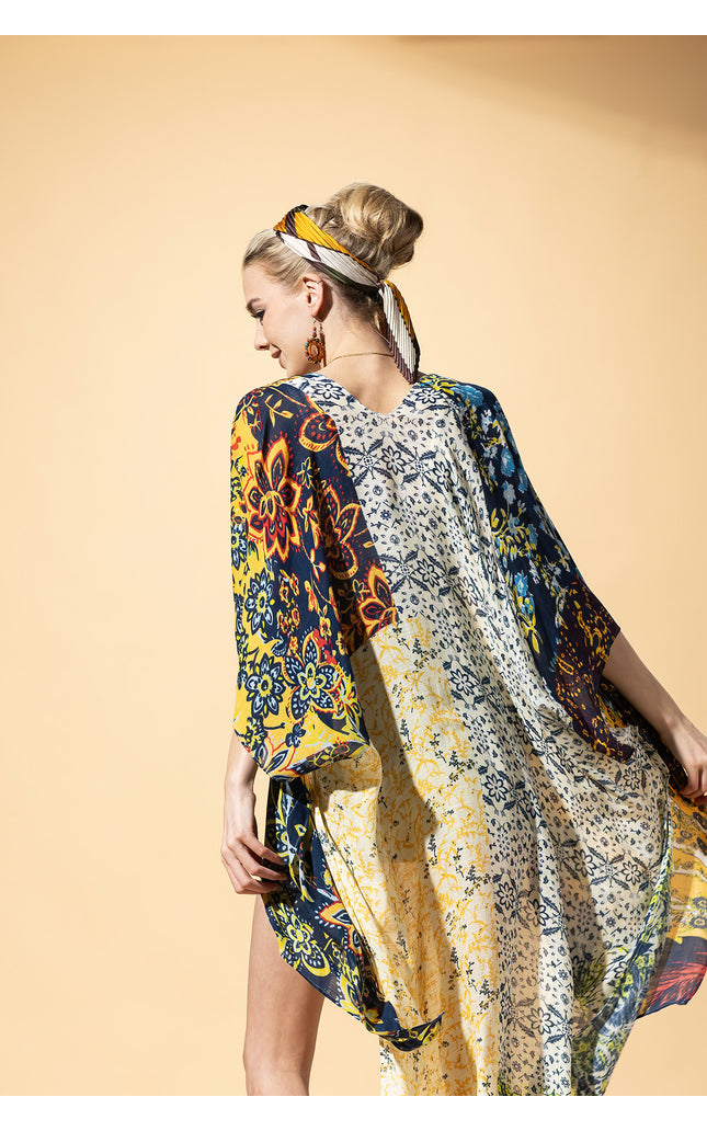 Sunburst Patchwork Kimono