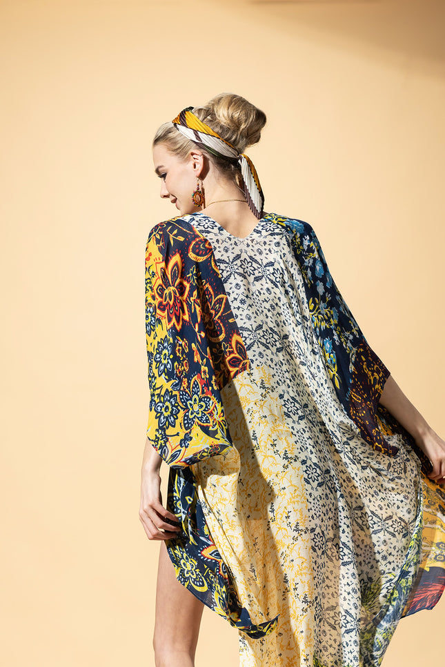 Sunburst Patchwork Kimono