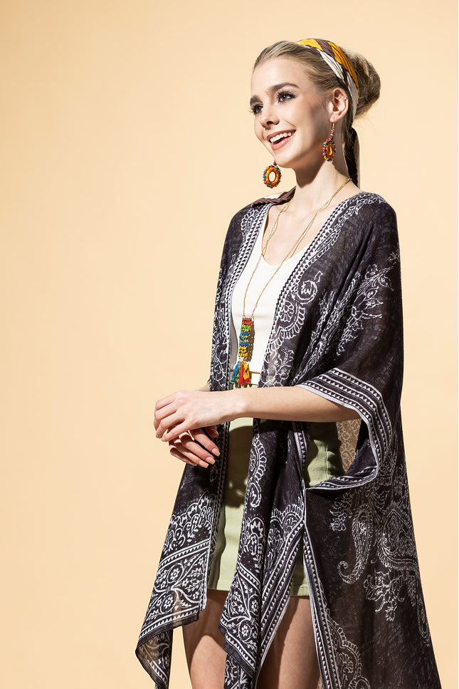 Mystique Monochrome Kimono