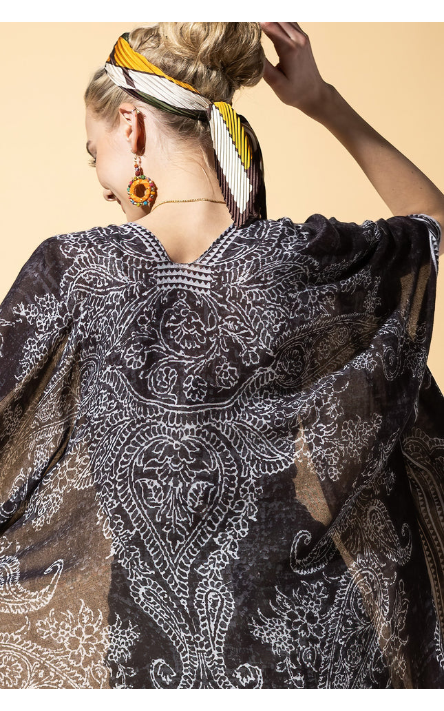 Mystique Monochrome Kimono