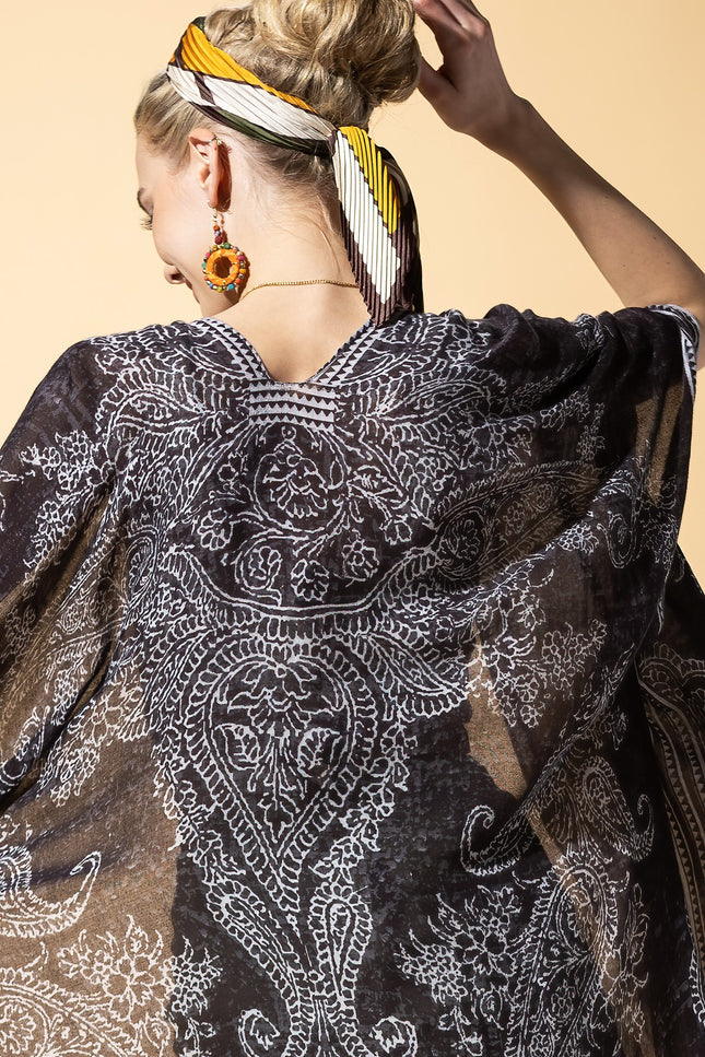 Mystique Monochrome Kimono