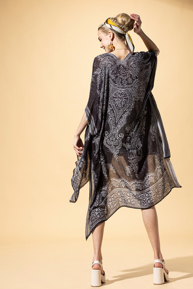Mystique Monochrome Kimono