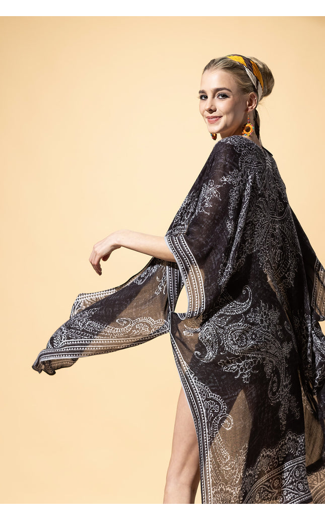 Mystique Monochrome Kimono