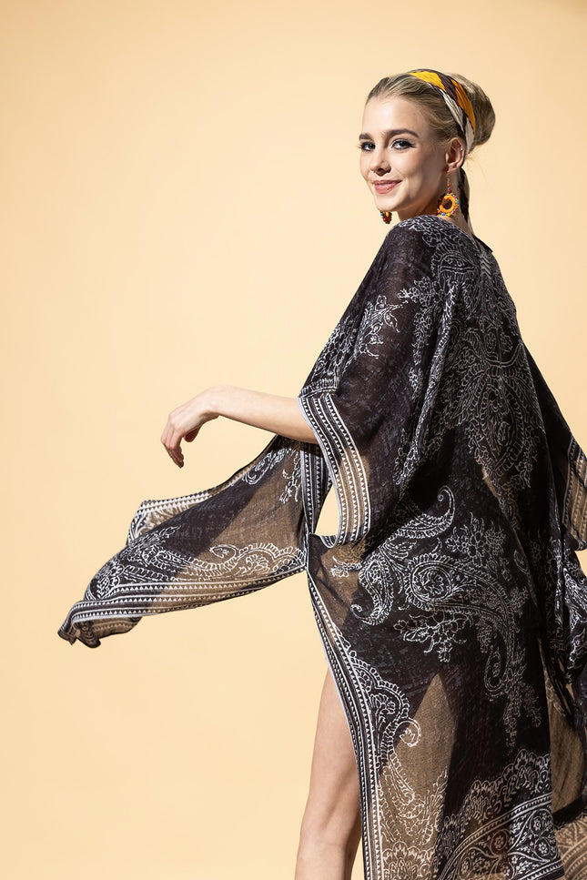 Mystique Monochrome Kimono