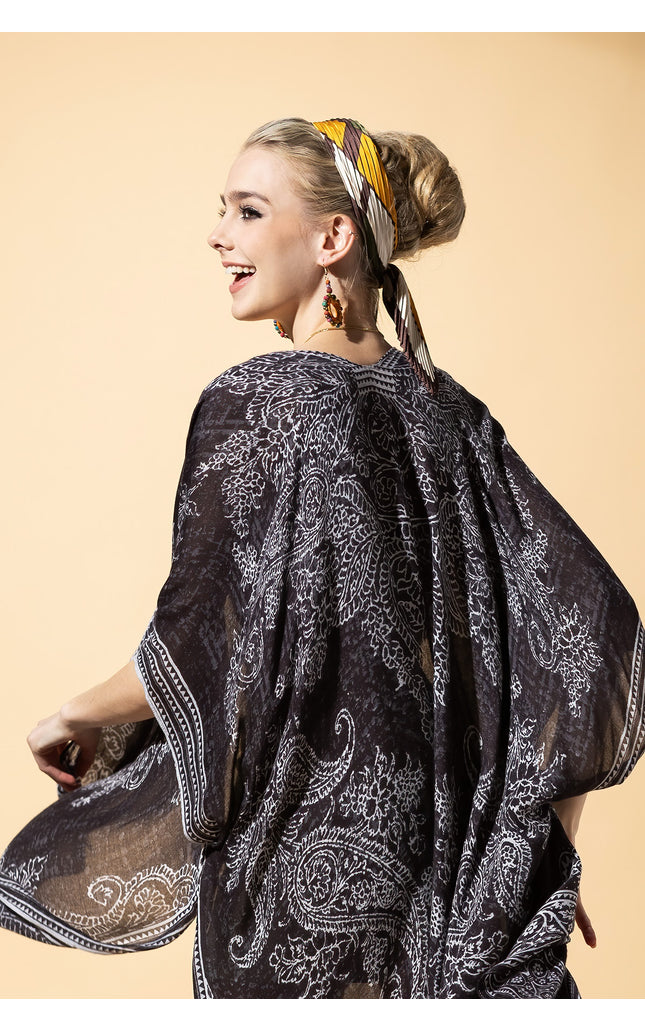 Mystique Monochrome Kimono