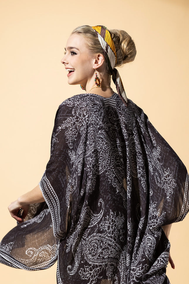 Mystique Monochrome Kimono