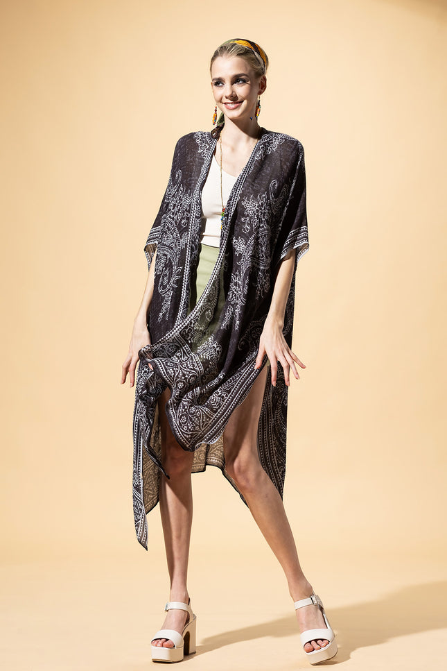 Mystique Monochrome Kimono