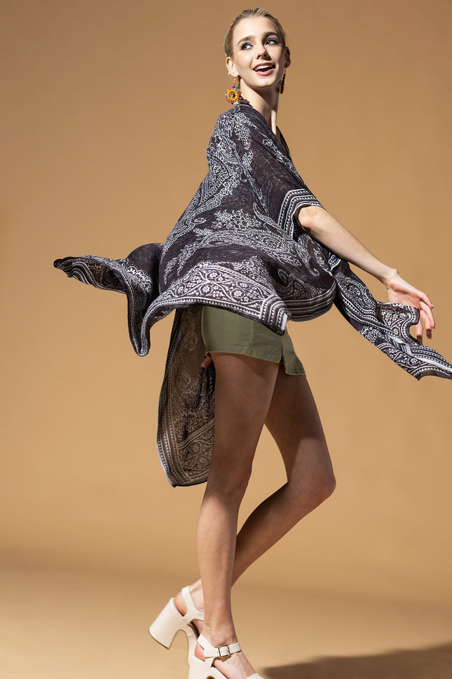 Mystique Monochrome Kimono
