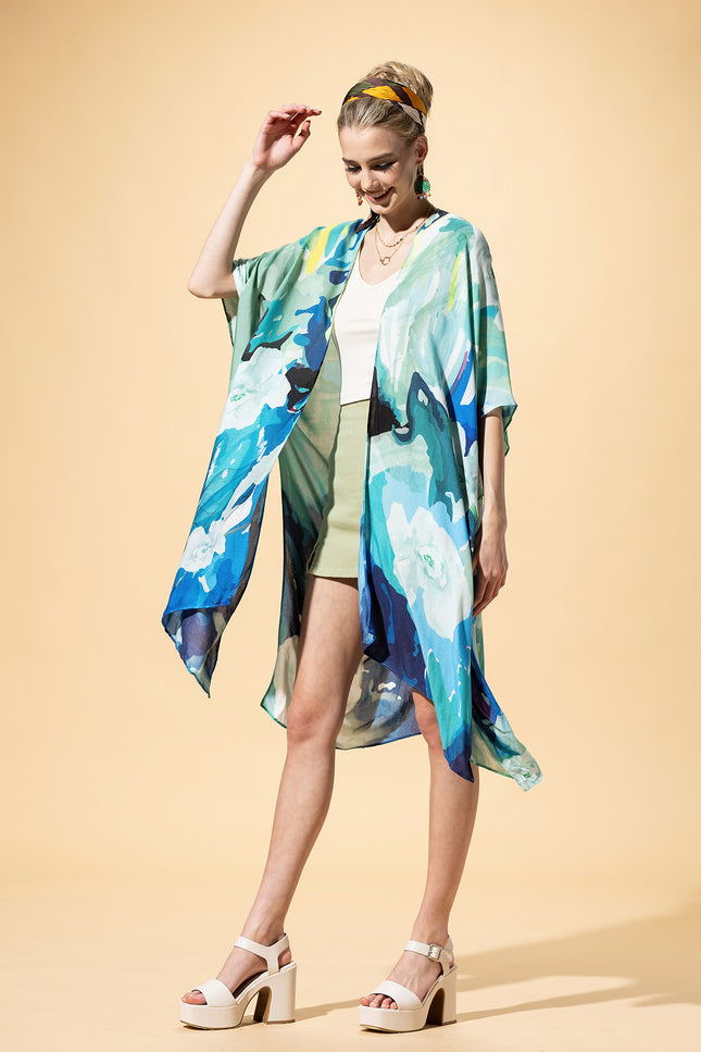 Aquaflora Elegance Kimono