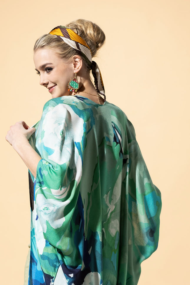 Aquaflora Elegance Kimono
