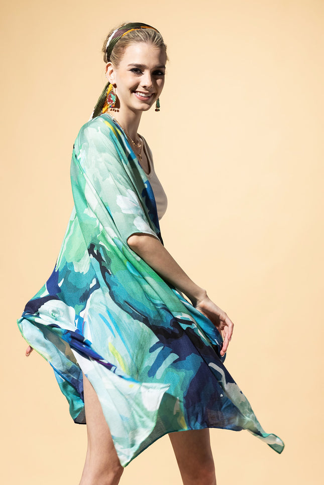 Aquaflora Elegance Kimono