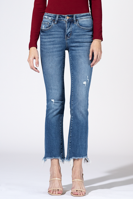 Sunset Strip Distressed Bootcut Jeans