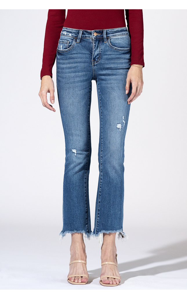 Sunset Strip Distressed Bootcut Jeans