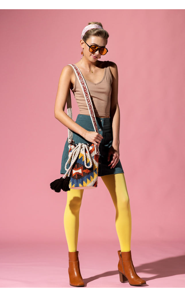 Tassel Tapestry Crossbody