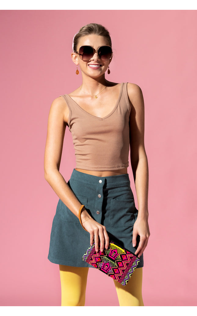 Vibrant Vista Clutch