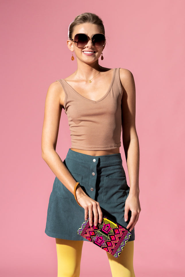 Vibrant Vista Clutch