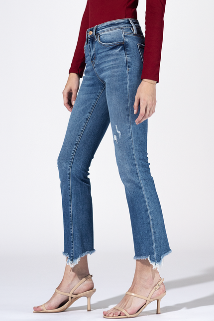 Sunset Strip Distressed Bootcut Jeans