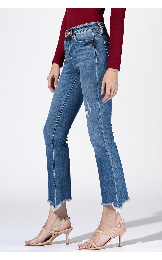 Sunset Strip Distressed Bootcut Jeans