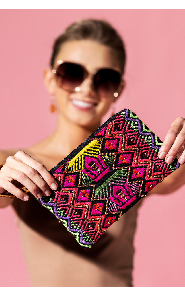 Vibrant Vista Clutch