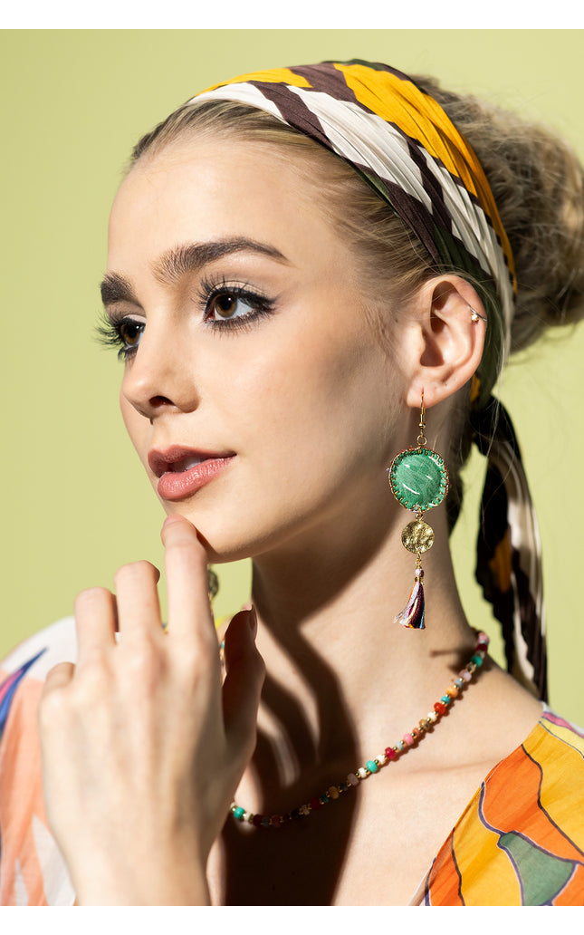 Colorful Tassel Drop Earrings