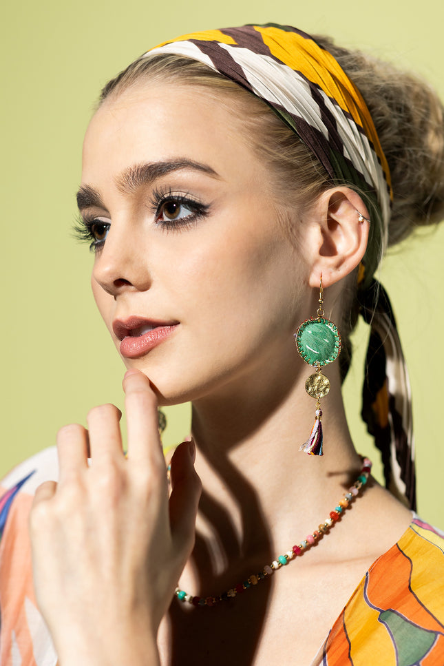 Colorful Tassel Drop Earrings