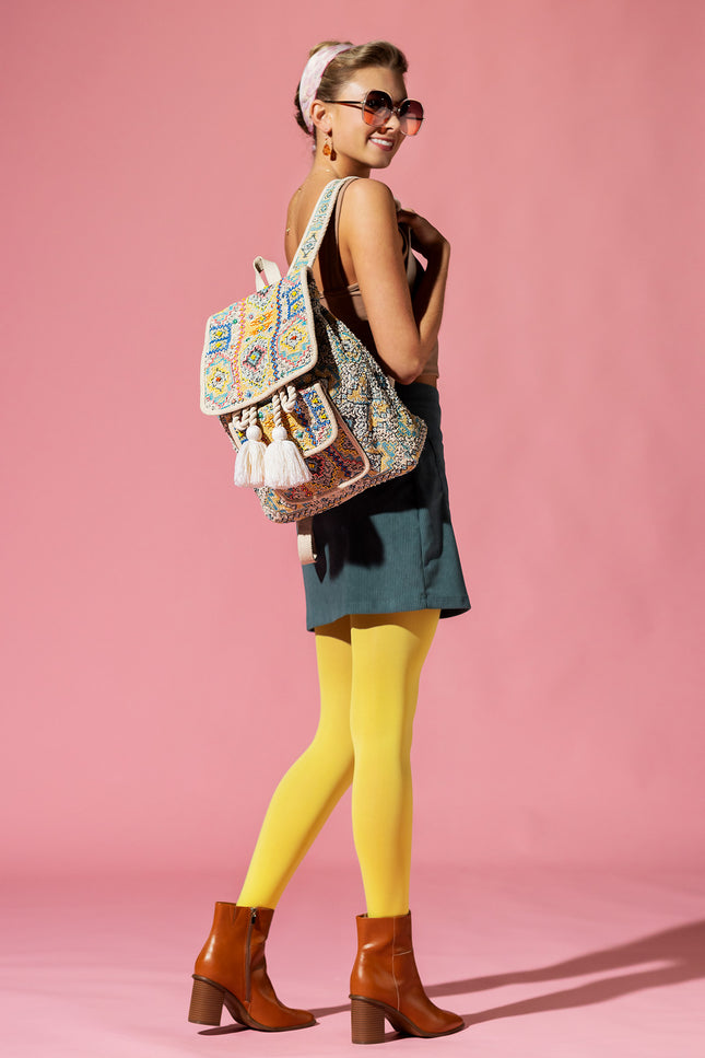 Sunrise Mosaic Bohemian Backpack