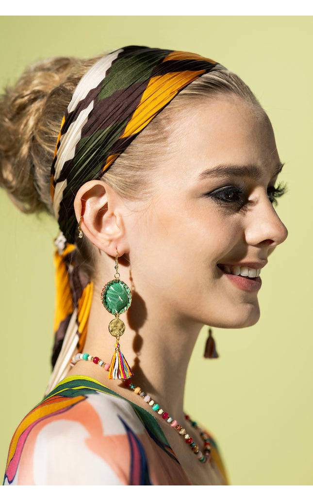Colorful Tassel Drop Earrings