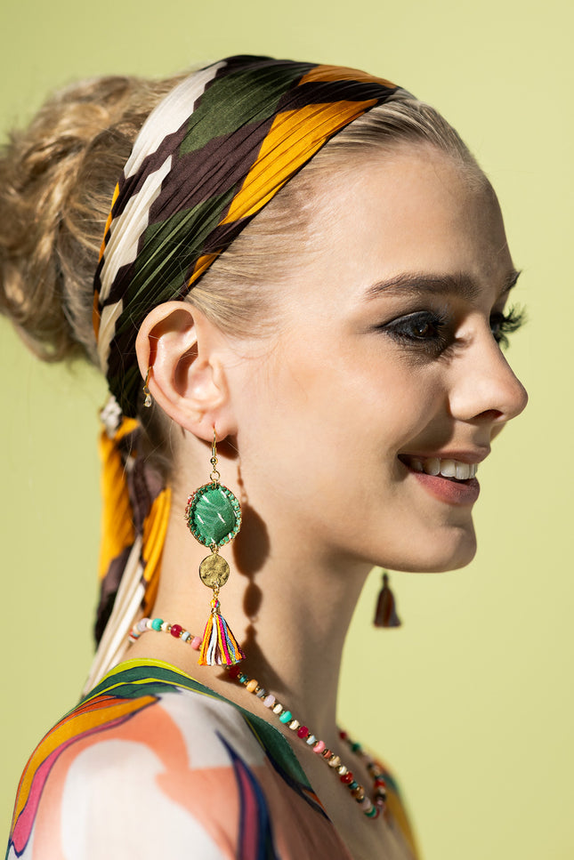 Colorful Tassel Drop Earrings