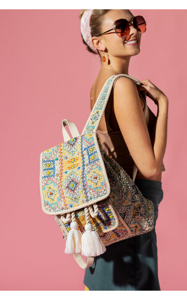 Sunrise Mosaic Bohemian Backpack