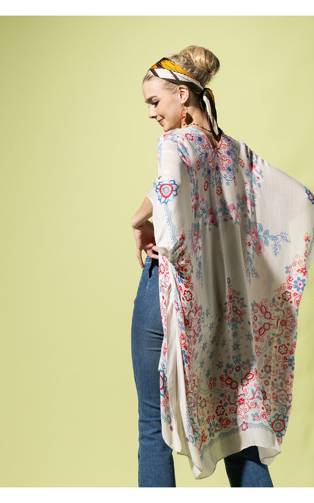 Royal Botanic Jacquard Kimono