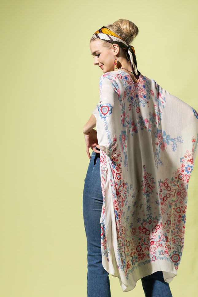 Royal Botanic Jacquard Kimono