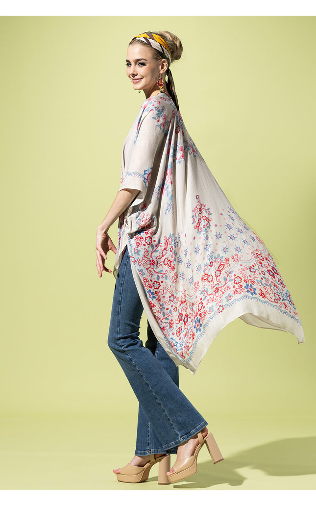 Royal Botanic Jacquard Kimono
