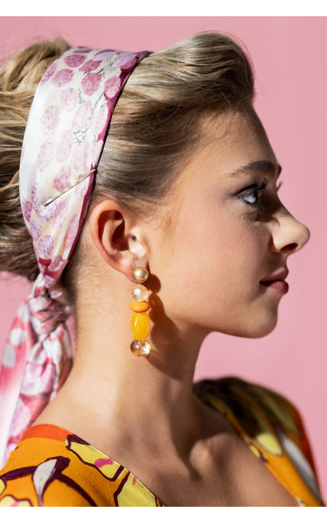 Sunset Glow Drop Earrings